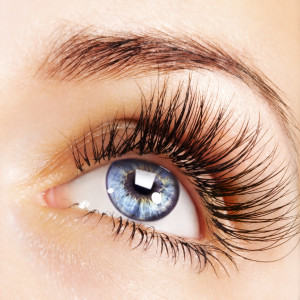 Spa Services 10 Woman Blue Eye With Extremely Long Eyelashes