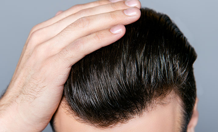 Clinic &Amp; Spa Menu 45 Close Up Photo Of Man Combing His Hair With Fingers