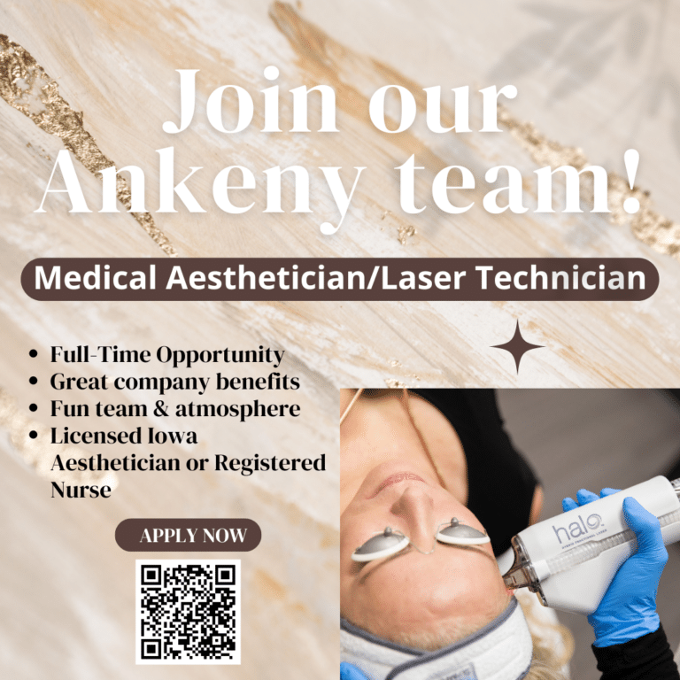 Ankeny Aesthetician Job Openings