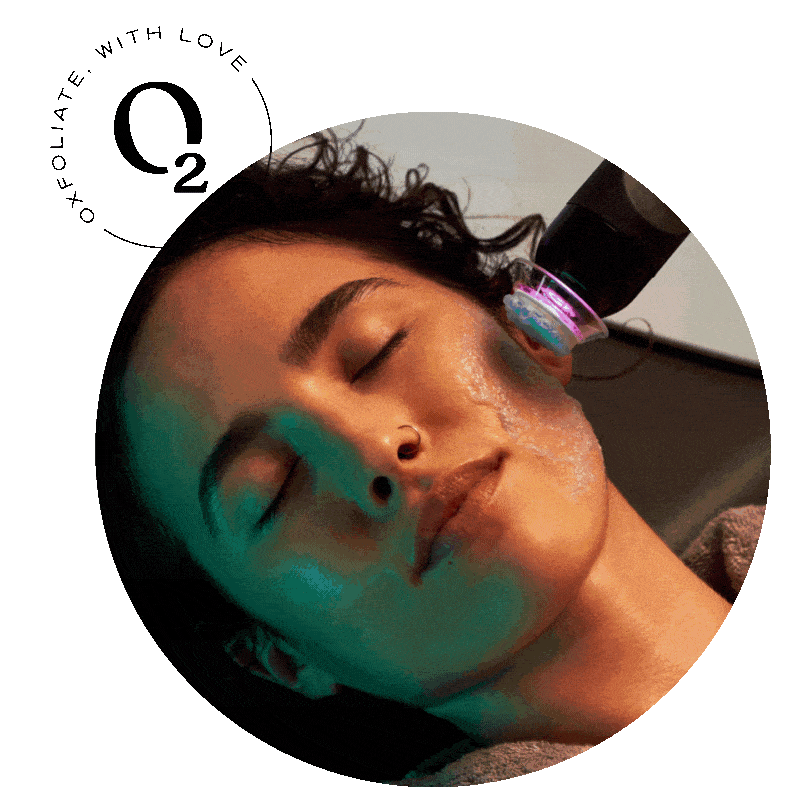 Glo2Facial 2 A Woman Lying Down With Her Eyes Closed
