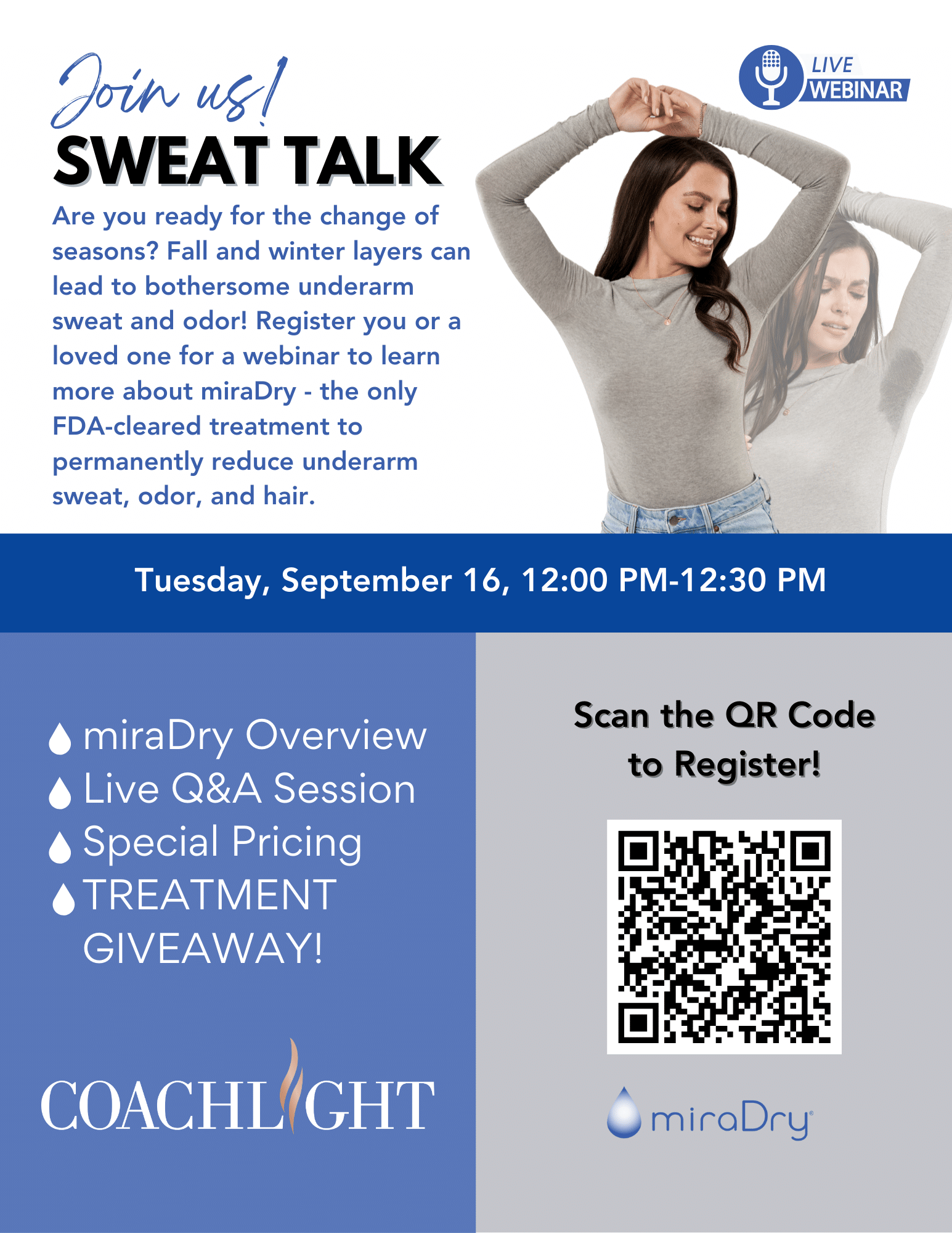 Coachlight Sweat Talk Sept ,
