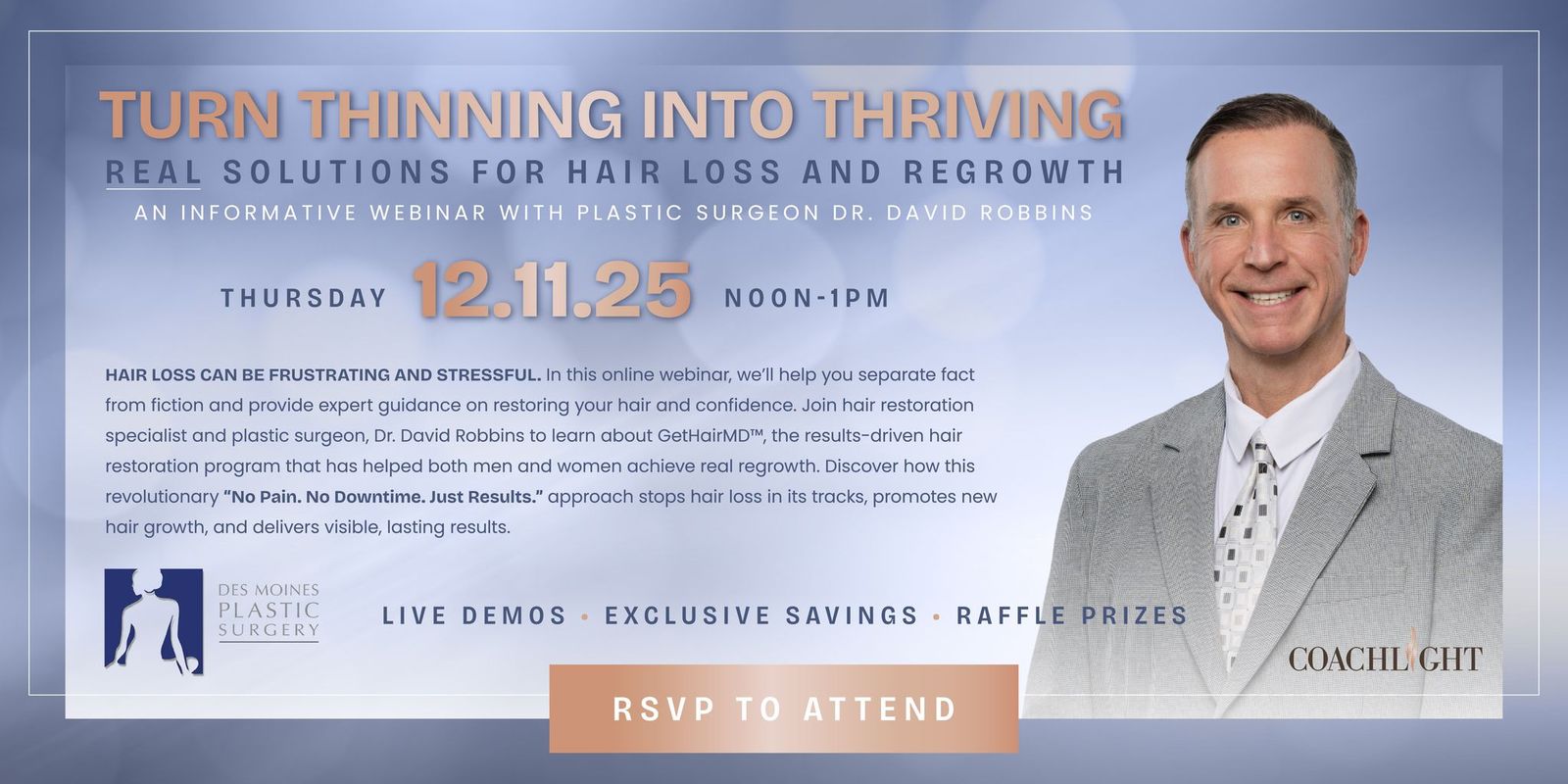 Turn Thinning Into Thriving Rsvp 1 Turn Thinning Into Thriving Flyer